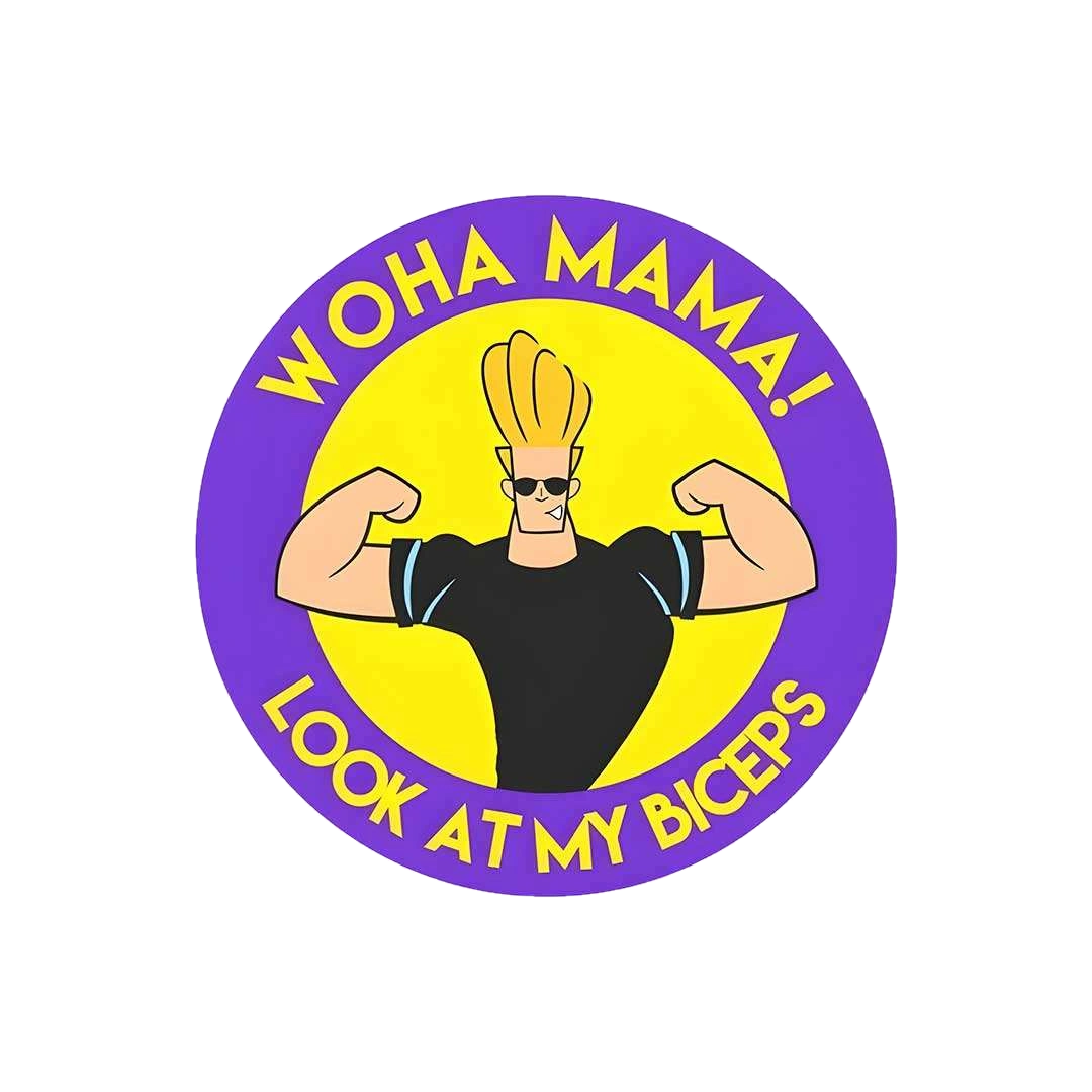 Look At My Biceps Sticker